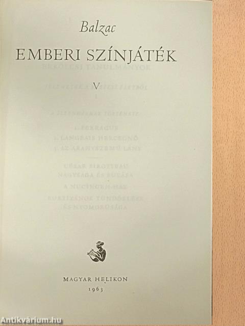 Emberi színjáték V.