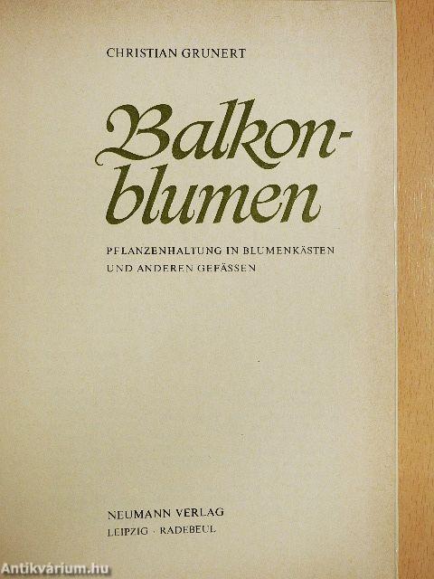 Balkonblumen