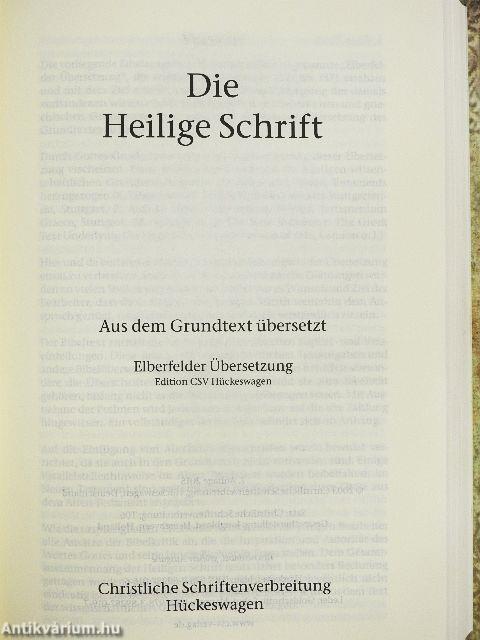 Die Heilige Schrift