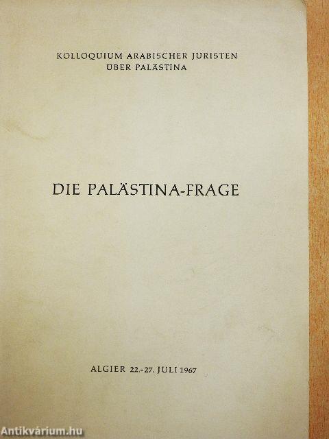 Die Palästina-Frage