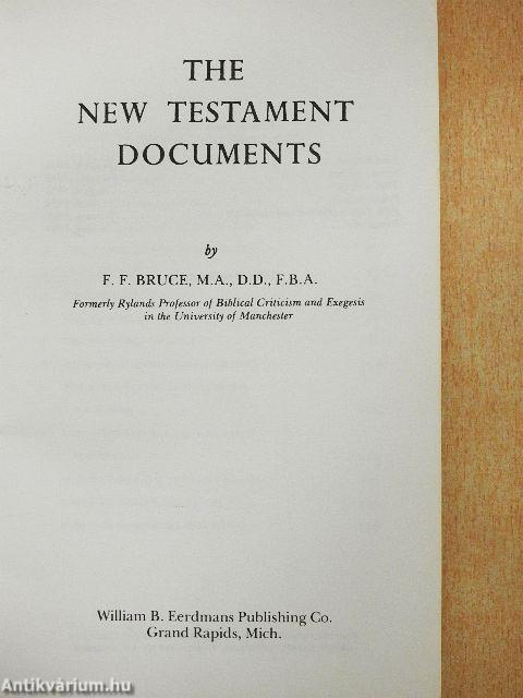 The New Testament Documents
