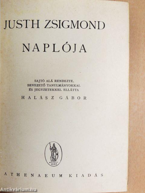 Justh Zsigmond naplója