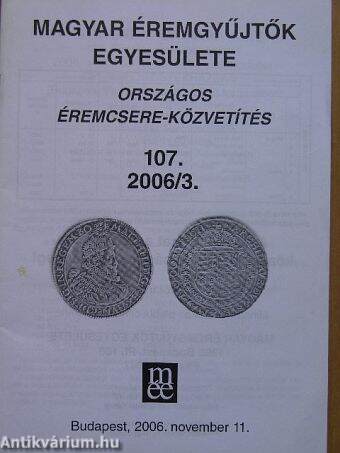 Országos éremcsere-közvetítés 2006/3.