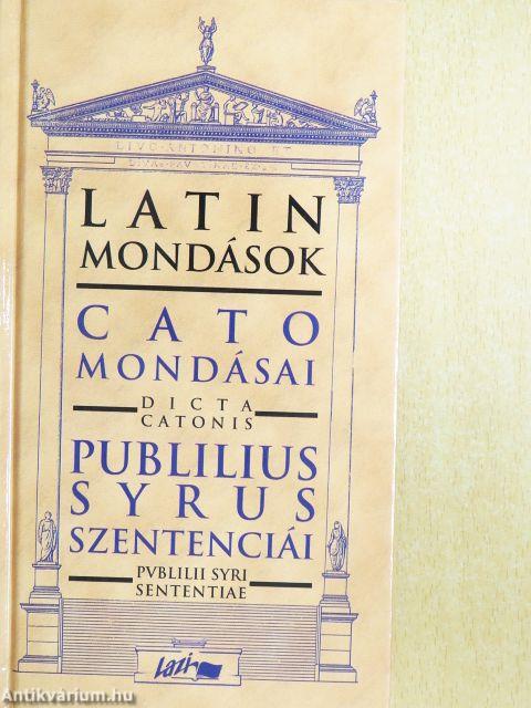 Latin mondások