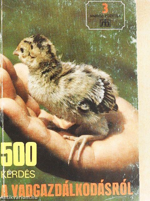 500 kérdés a vadgazdálkodásról