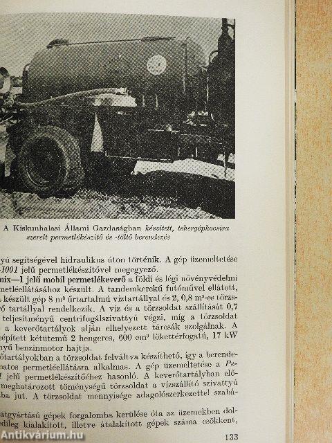 A szőlőművelés gépi technológiája