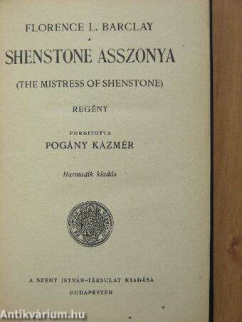 Shenstone asszonya