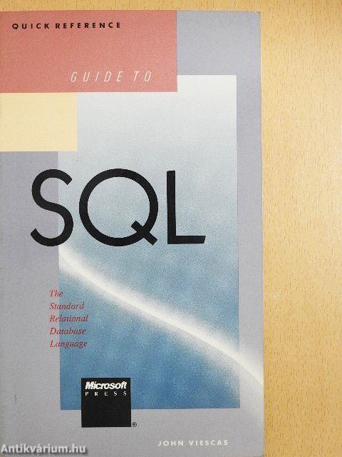 Guide to SQL
