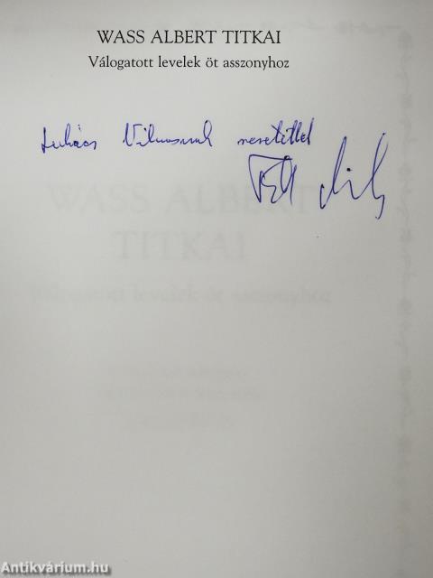 Wass Albert titkai (dedikált példány)