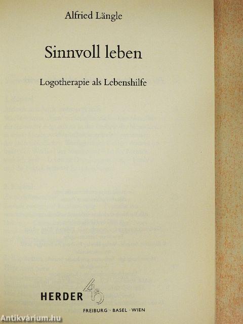 Sinnvoll leben