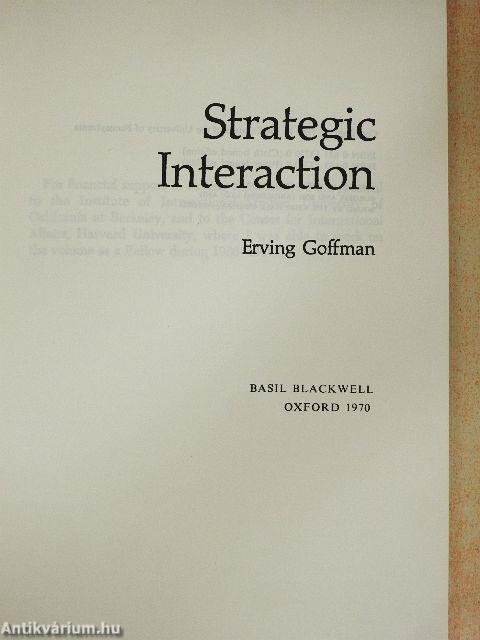 Strategic Interaction