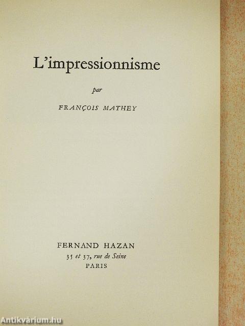 L'impressionnisme