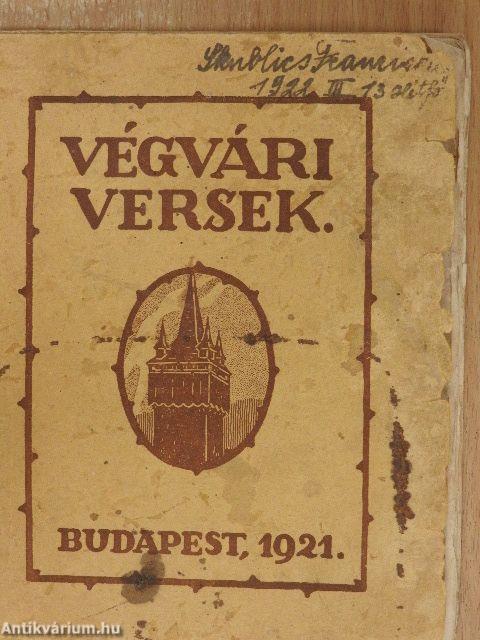 Végvári versek