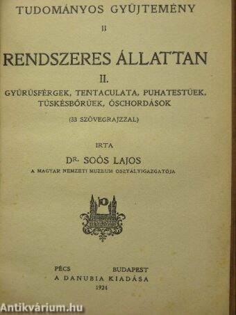 Rendszeres állattan II.