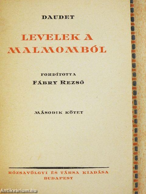Levelek a malmomból I-II.