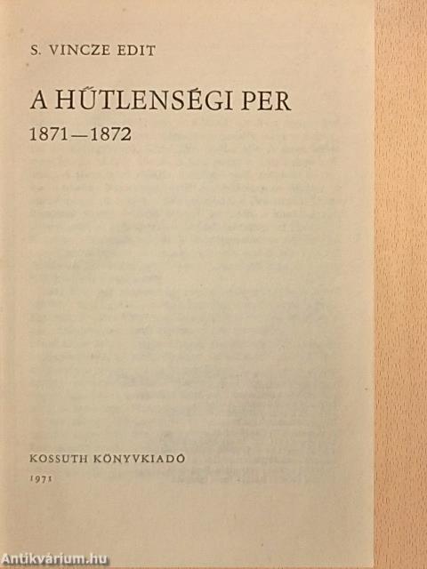 A hűtlenségi per