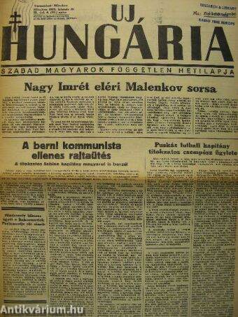 Uj Hungária 1955. február 25.