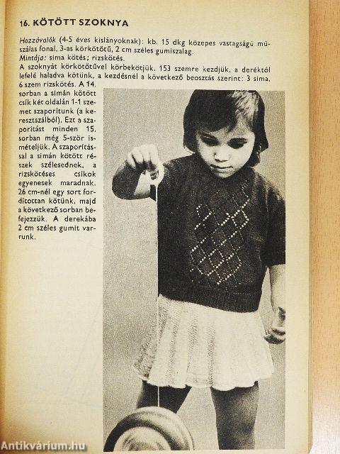 Kötés-horgolás 1977