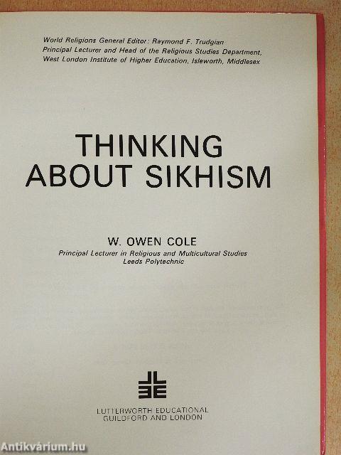 Thinking About Sikhism