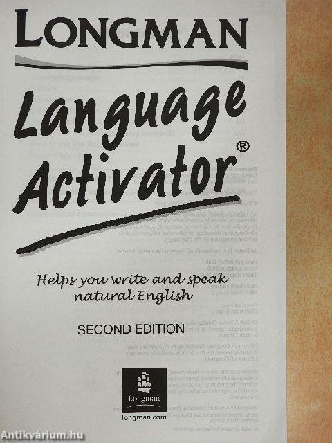 Longman Language Activator