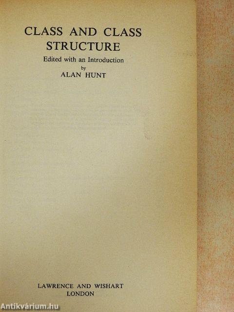 Class and Class Structure