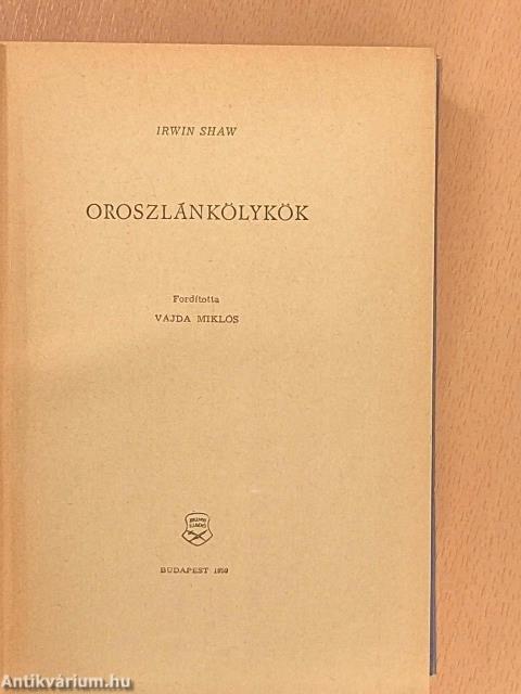 Oroszlánkölykök