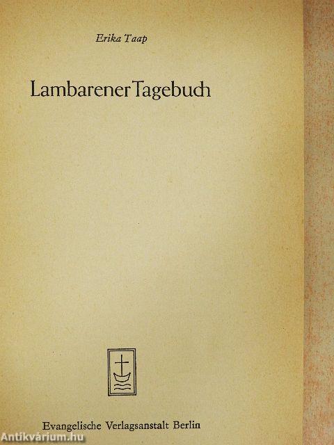 Lambarener Tagebuch