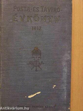 Posta- és táviró évkönyv 1912.