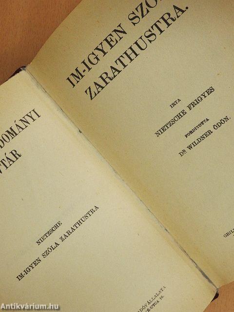 Im-igyen szóla Zarathustra