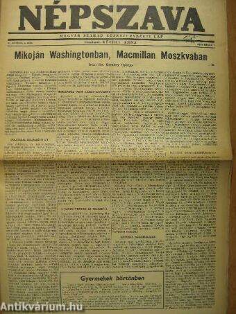 Népszava 1959 március 1.