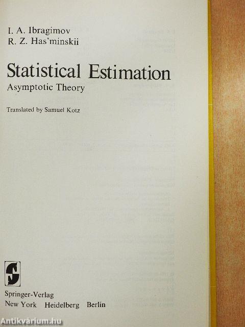 Statistical Estimation