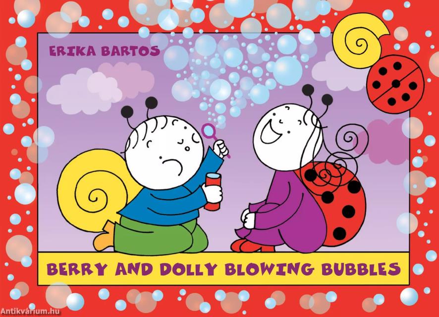 Berry and Dolly blowing bubbles