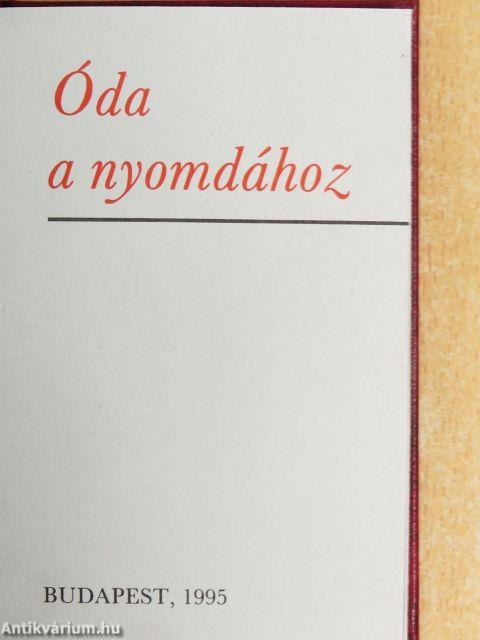 Óda a nyomdához