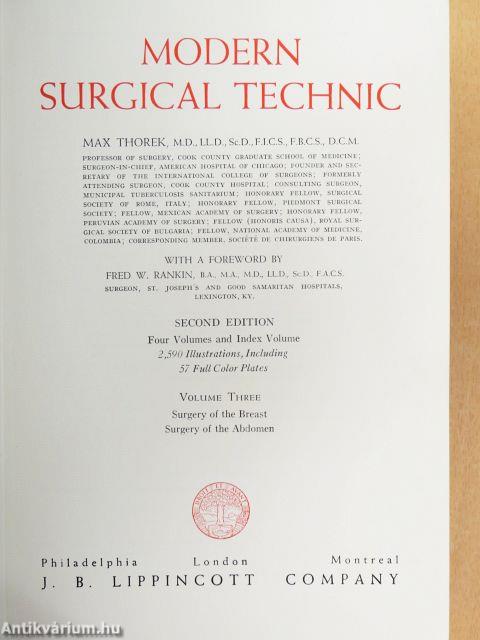 Modern Surgical Technic III.