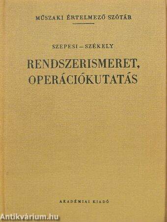 Rendszerismeret, operációkutatás