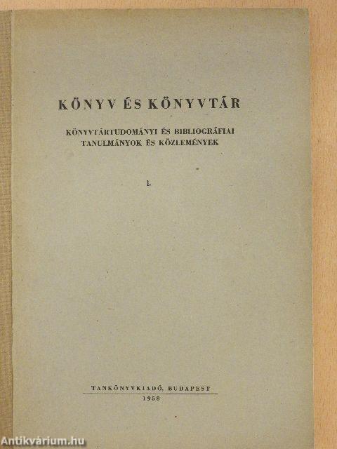 Könyv és könyvtár