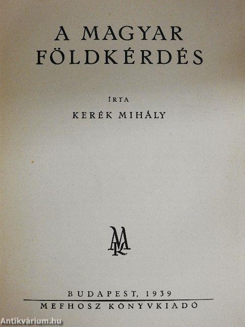 A magyar földkérdés