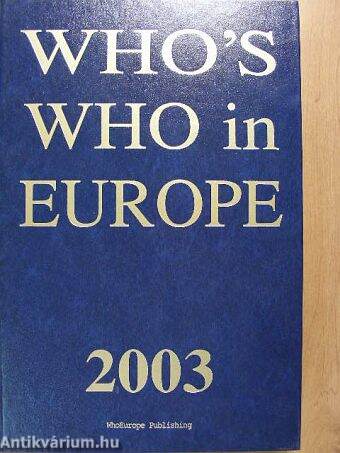 Who's Who in Europe 2003