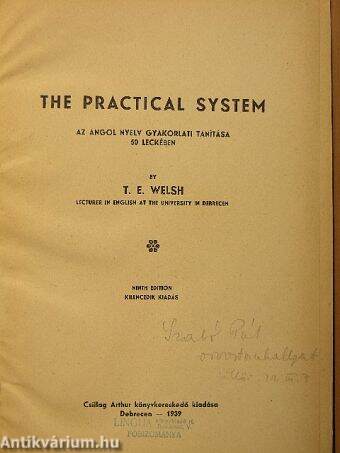 The practical system I-II.