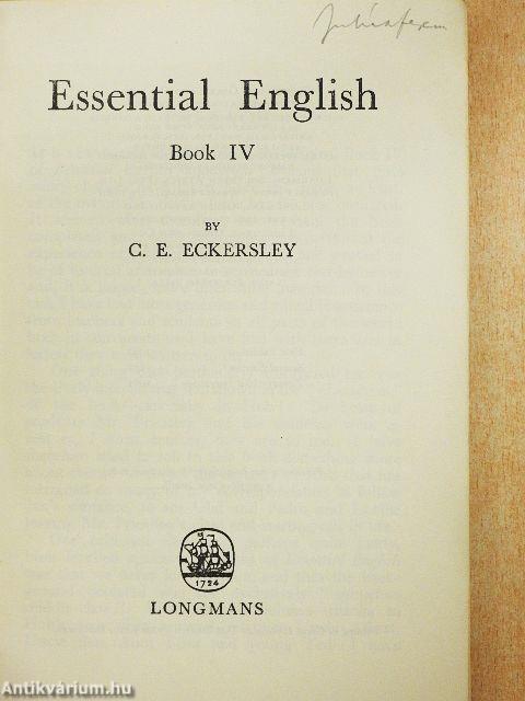Essential English for Foreign Students Book 4.