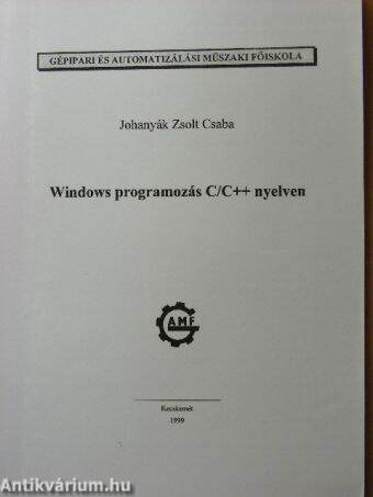 Windows programozás C/C++ nyelven