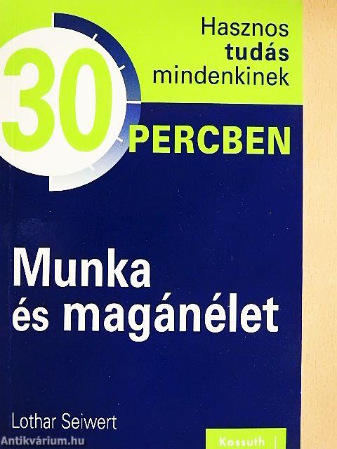 Munka és magánélet