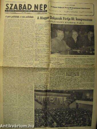 Szabad Nép 1954 május 26.