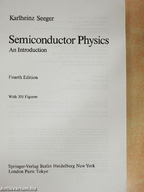 Semiconductor Physics