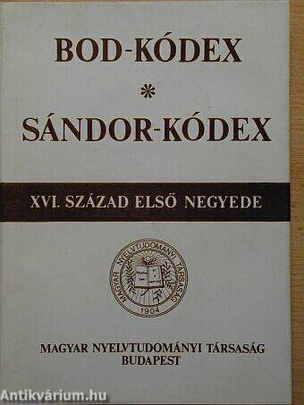 Bod-kódex/Sándor-kódex