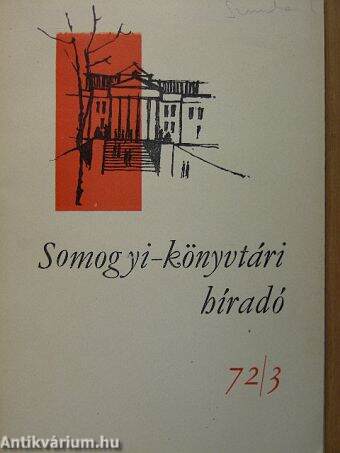 Somogyi-könyvtári híradó 1972. augusztus