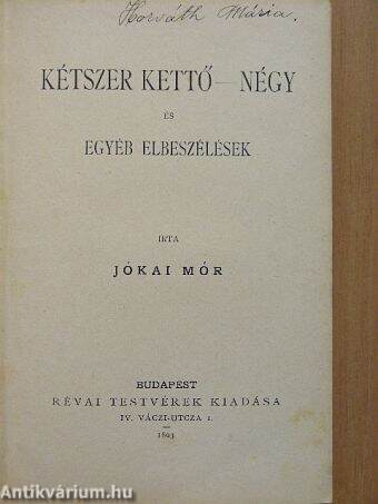 Kétszer kettő - négy