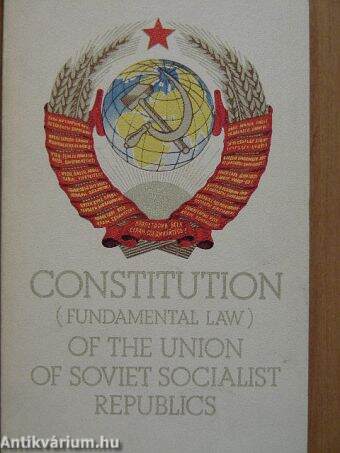 Constitution (Fundamental Law) of the Union of Soviet Socialist Republics