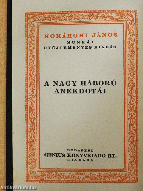 A nagy háború anekdotái