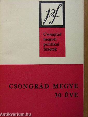 Csongrád megyei politikai füzetek 1975-1980. (7db)